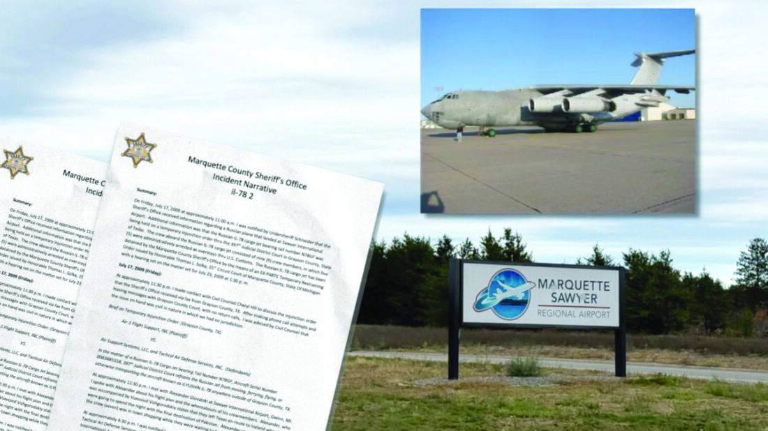 Russian cargo jet grounded 16 years in Gwinn may soon fly again